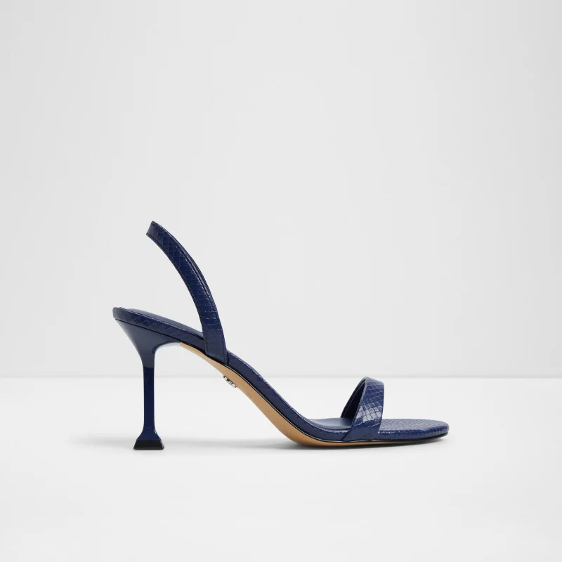 RADIANCE Textured Slingback Heeled Sandals