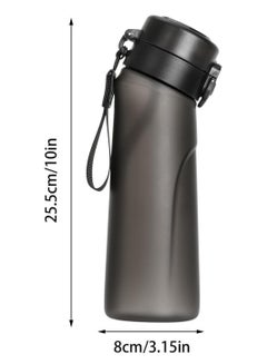 Generic A1r Up Bottle with 5 Pieces Flavoured Pods, 750ml Air Water Bottle, Scent Up Water Cup Suitable for Outdoor/Sports/Fitness/Fashion (White)  - Image 2