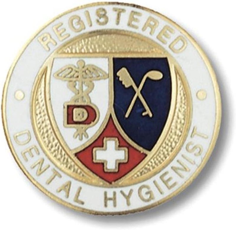 Prestige Medical Registered Dental Hygienist Emblem Pin