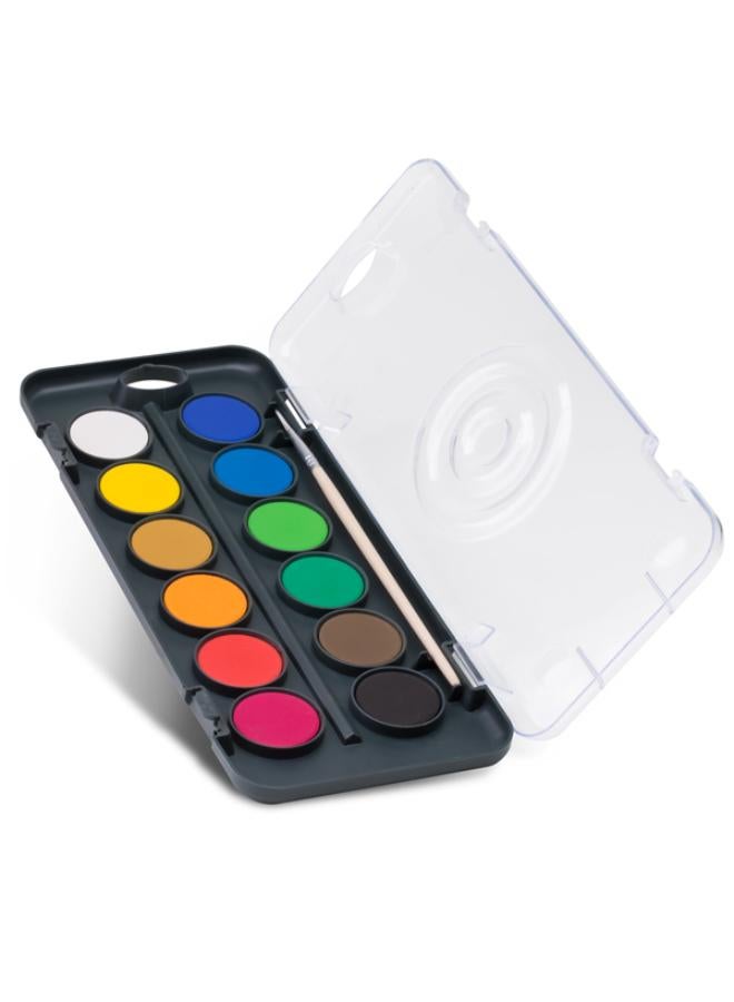 بريمو حزمة من 12 مجموعة أقراص بألوان مائية دقيقة - Image 2