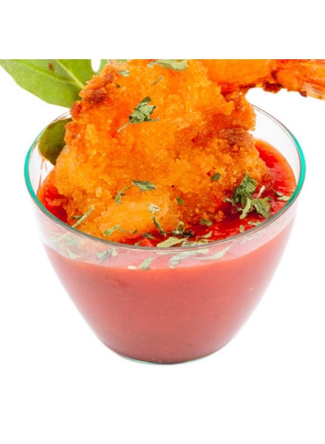 Restaurantware 2 Ounce Mini Tasting Bowls 100 Round Bowls- Disposable Heavy-Duty Seagreen Plastic Dessert Bowls For Weddings Or Catering - Image 1