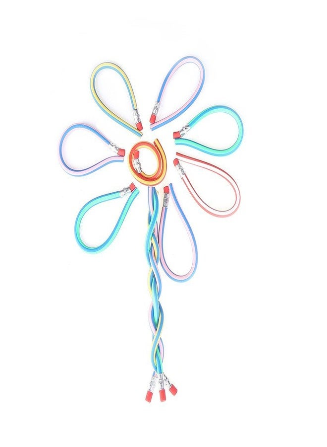 DECORA 50pcs Soft Flexible Bendy Pencils for Kids Children School Fun Equipment Novelty Easter Toys Pack of 50 - Image 4