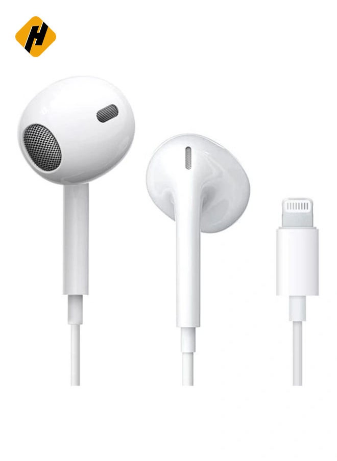 HuHa - Lightning Headphone Wired for iPhone 13 [Apple MFi Certified] Built-in Microphone & Volume Control, in-Ear Stereo Headset Compatible with iPhone 13 Mini/SE/12 Pro/12Pro Max/11/X/8 7 - Image 1