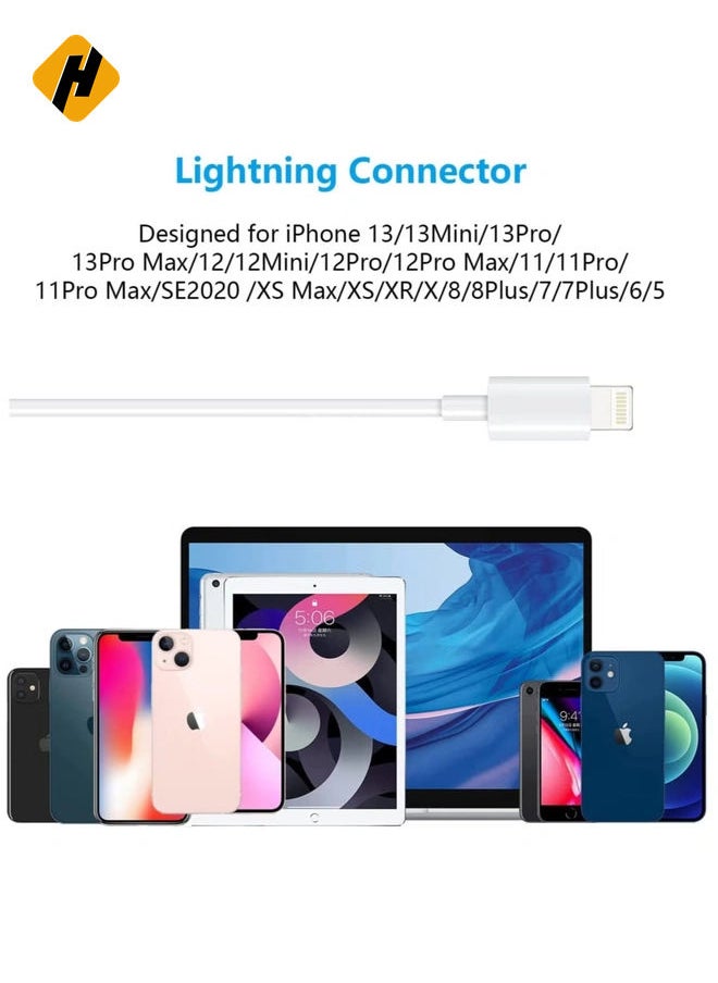 HuHa - Lightning Headphone Wired for iPhone 13 [Apple MFi Certified] Built-in Microphone & Volume Control, in-Ear Stereo Headset Compatible with iPhone 13 Mini/SE/12 Pro/12Pro Max/11/X/8 7 - Image 1