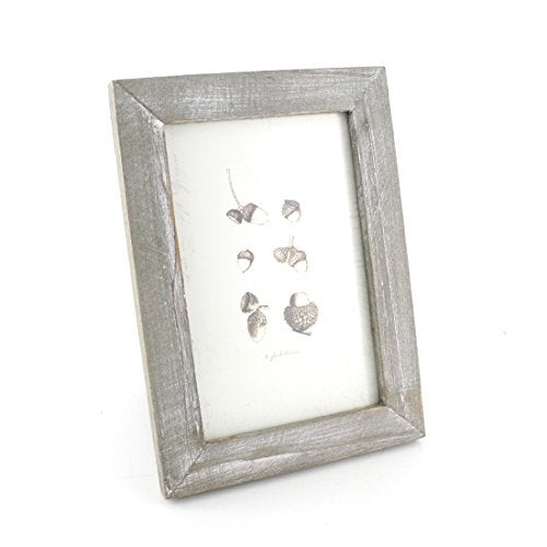 Zhenzan Frames 4x6 Inches Simple Rectangular Desktop Family Picture Photo Frame with Glass Front (Grey) - Image 2