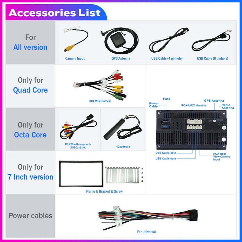 7/9/ 10Inch Car Navigation Gps Bluetooth Wireless Carplay Central Control Large Screen Reversing Image All-In-One Car Machine - Image 4