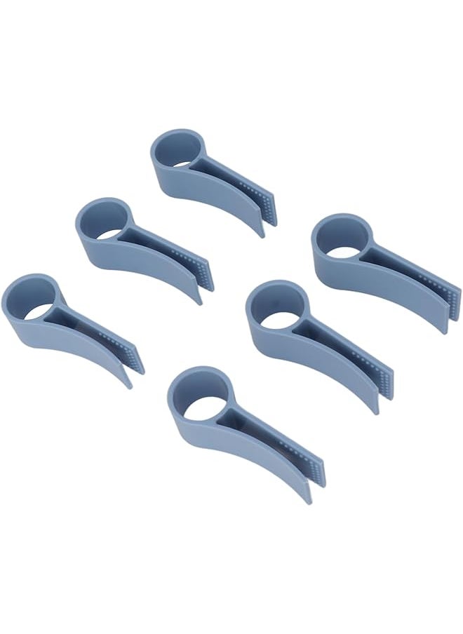 PROMASS - promass 6 Pcs Network Cable Untwist Tool, Engineer Wire Straightener for CAT5 CAT5E CAT6 CAT7, Quick & Easy Wires Pair Separator Tools, Engineer Wire Stripper, Blue - Image 1