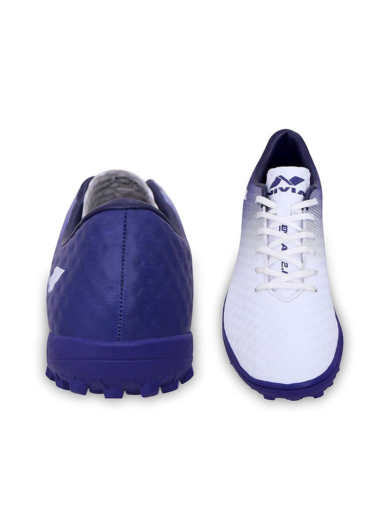 Nivia Oslar 2.0 Futsal Turf Shoe | Size : 3 UK / 4 US / 37 EU | Faux Leather | Lace-Up | Turf | Minimal Water Absorption/Water Proof  - Image 5
