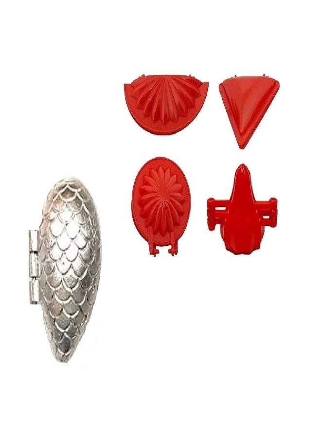 FIRST FRONT Alum. Momo with 4Pcs Sancha Set, Pack of 2 (Multicolour) - Image 1
