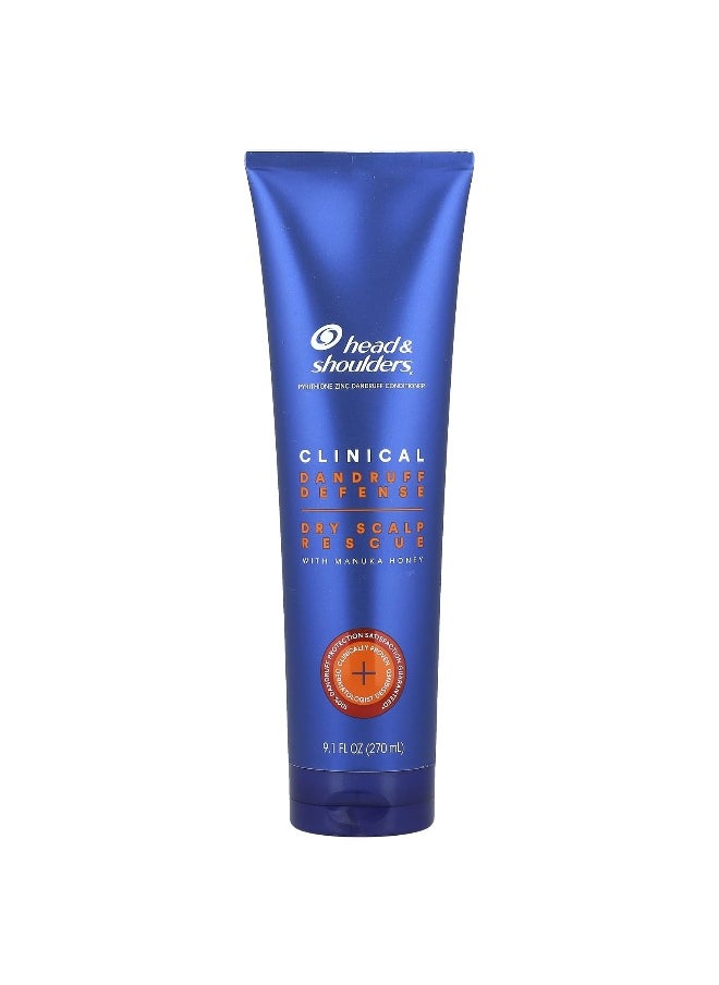 Head & Shoulders Head & Shoulders, Clinical, Dandruff Defense Conditioner, Dry Scalp Rescue, 9.1 fl oz (270 ml)  - Image 1