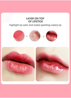 ibcccndc Hydrating Lip Glow Oil, Moisturizing Lip Glow Oil, Nourishing Glossy Transparent Lip Oil, Plumping Lip Oil, Lip Balm, Non-sticky Tinted Toot Lip Balm for Lip Care (CHOCOLATE) 6ml  - Image 3