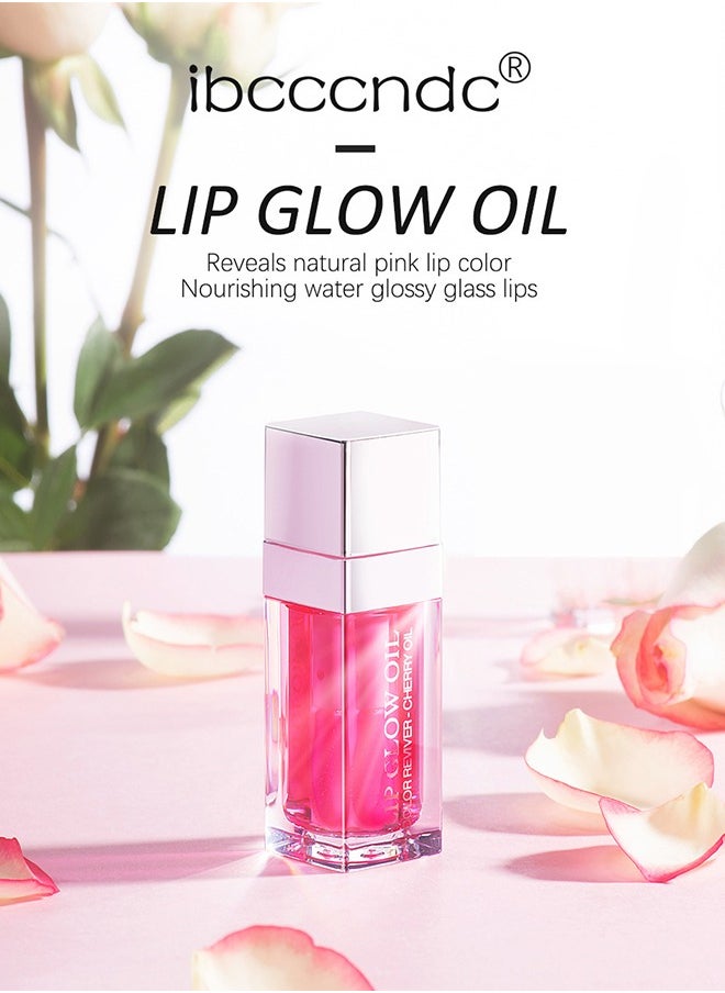 ibcccndc Hydrating Lip Glow Oil, Moisturizing Lip Glow Oil, Nourishing Glossy Transparent Lip Oil, Plumping Lip Oil, Lip Balm, Non-sticky Tinted Toot Lip Balm for Lip Care (CHOCOLATE) 6ml  - Image 5