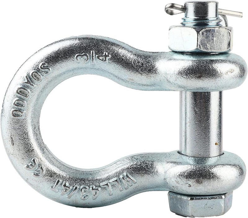 LiebeWH Alloy Steel Anchor Ship Lifting Parts Anchor Shackle Heavy Duty Bow Type Load Clamp Lifting Machine Parts (4.75t) - Image 3