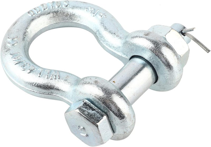 LiebeWH Alloy Steel Anchor Ship Lifting Parts Anchor Shackle Heavy Duty Bow Type Load Clamp Lifting Machine Parts (4.75t) - Image 1