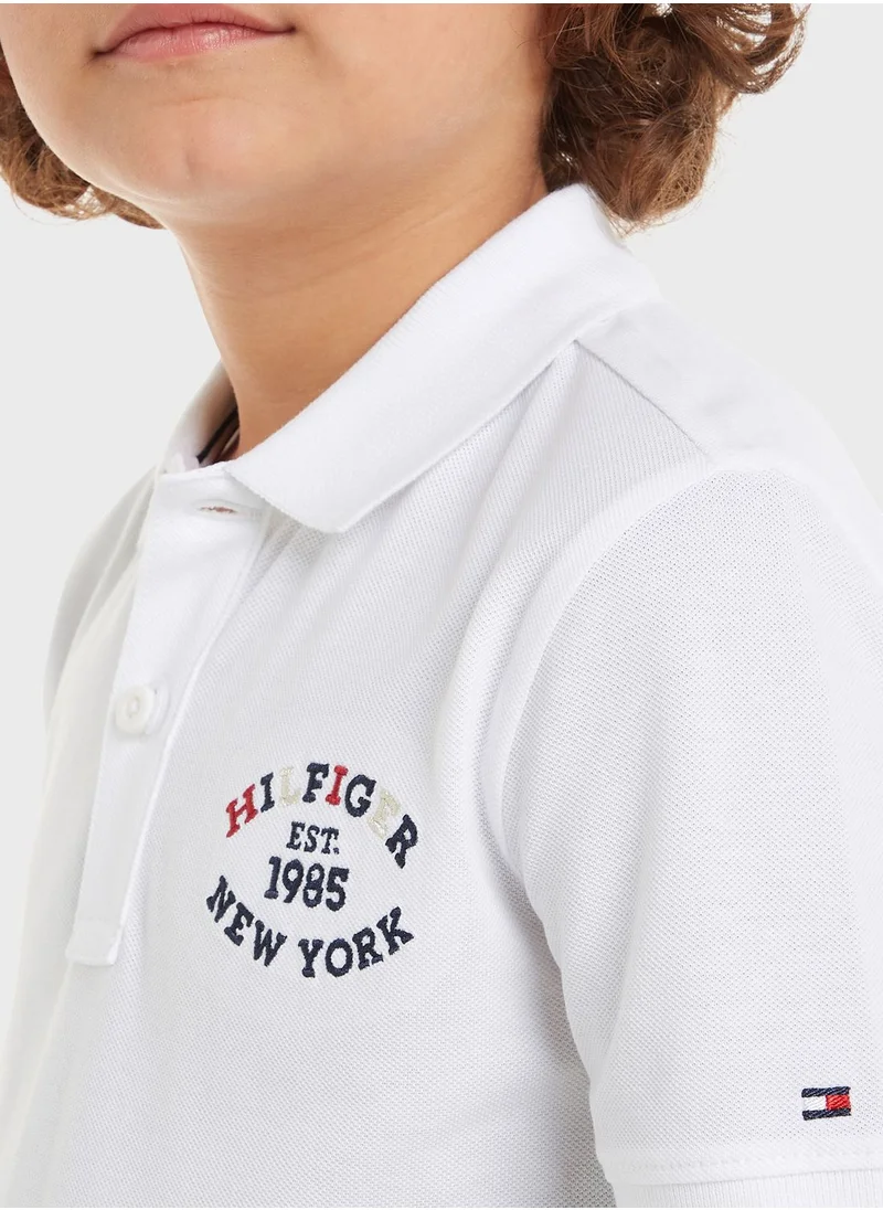 TOMMY HILFIGER Kids Logo Regular Fit Polo