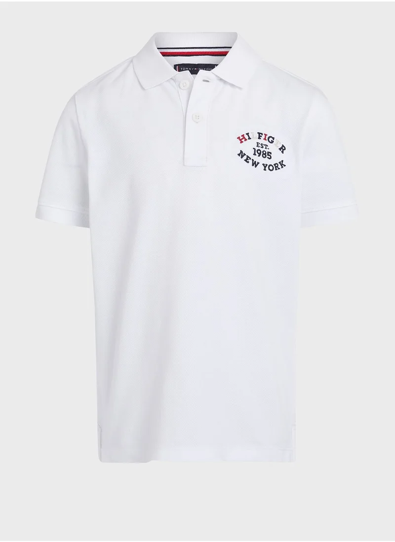 TOMMY HILFIGER Kids Logo Regular Fit Polo