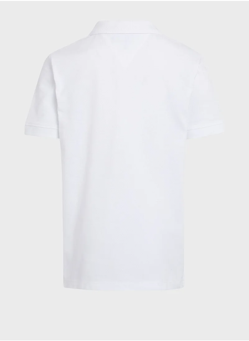 TOMMY HILFIGER Kids Logo Regular Fit Polo