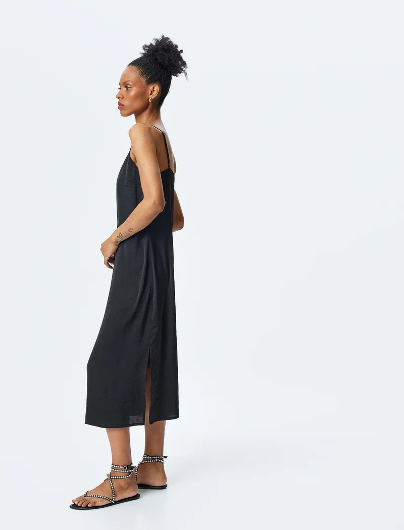 كوتون Thin Strappy Maxi Dress