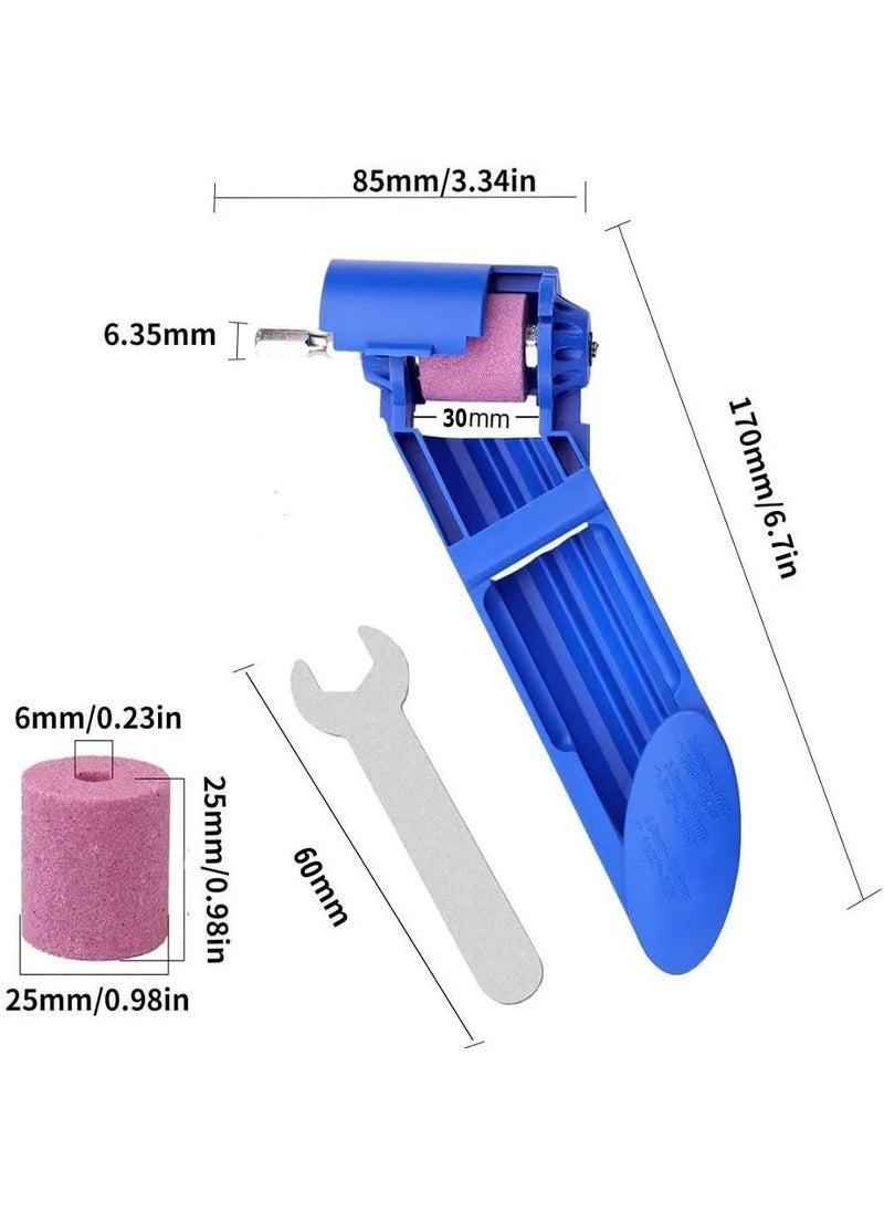 Inditrust - Inditrust Portable Diamond Drill Bit set Sharpener Powered Tool Parts Sharpening Tool Corundum Grinding Wheel for IronBased Drill Bits - Image 1