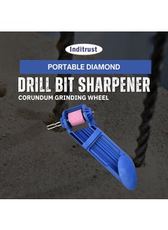 Inditrust Inditrust Portable Diamond Drill Bit set Sharpener Powered Tool Parts Sharpening Tool Corundum Grinding Wheel for IronBased Drill Bits  - Image 4