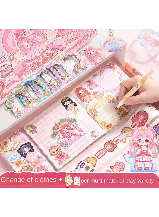 Bluejw Kaba Bear Hand Account Suit Gift Box For Primary School Students Gift Hand Account Book High Color Value Girl Hand Account Book Material Gift Bag - Image 4