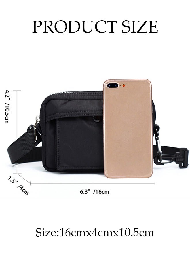 DUNISO Crossbody Bag for Men and Women Waterproof Sling Bag Travel Passport Wallet Bag for Cell Phone, Small Side Shoulder Bag Multipurpose Daypack for Men - Image 2