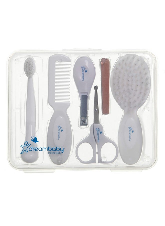 dreambaby Dreambaby Essential 10pc Baby Grooming Kit, Newborn Safety Care Set with Brush, Comb, Toothbrush, Nail Clippers, Nail Scissors, Emory Boards and Storage Case  - Image 3