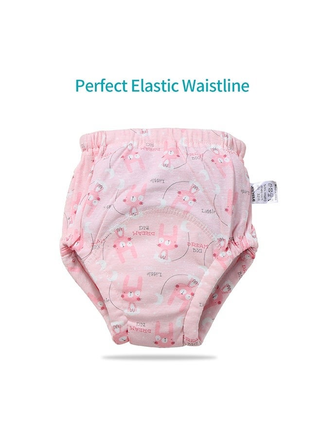 2 Piece Training 6 Layers Breathable Cotton Toddler Underwear  Leak Proof Training Pants Diapers Potty Training Swim Pants Learning Pant Pants Reusable Training Newborn Fabric (Cotton) - Image 2