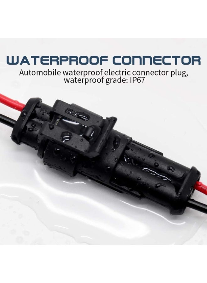 2Pin Wire Connectors Electrical Connector Terminal, Male and Female Waterproof Wire Series Terminal Connector, Car Connector Waterproof Electrical Connector for Truck, Motorcycle (5PCS) - Image 3