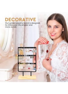 AC&L AC&L Jewelry Organizer Earning Holder with 36 Holes, Jewelry Display Stand For Earrings and Jewelry, Aesthetic Ear Stud Hanger, Gift For Women Girls  - Image 3