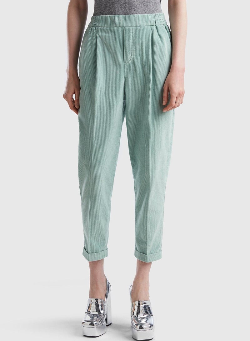 يونايتد كولورز أوف بينتيون تشينو مخمل بخصر مطاطي - Image 1