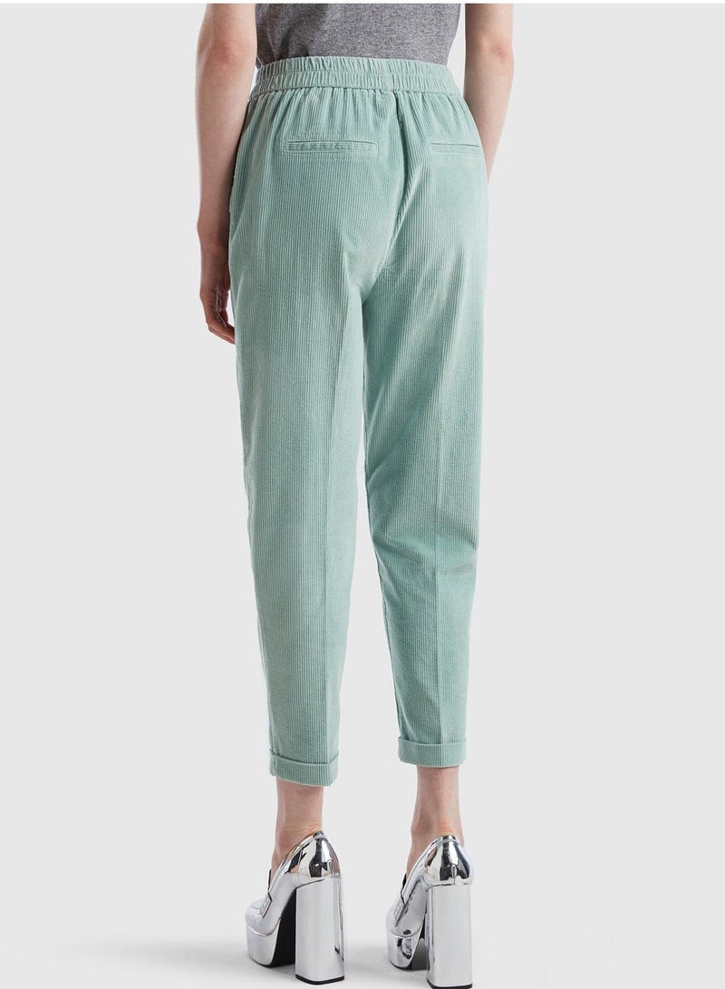 يونايتد كولورز أوف بينتيون تشينو مخمل بخصر مطاطي - Image 2