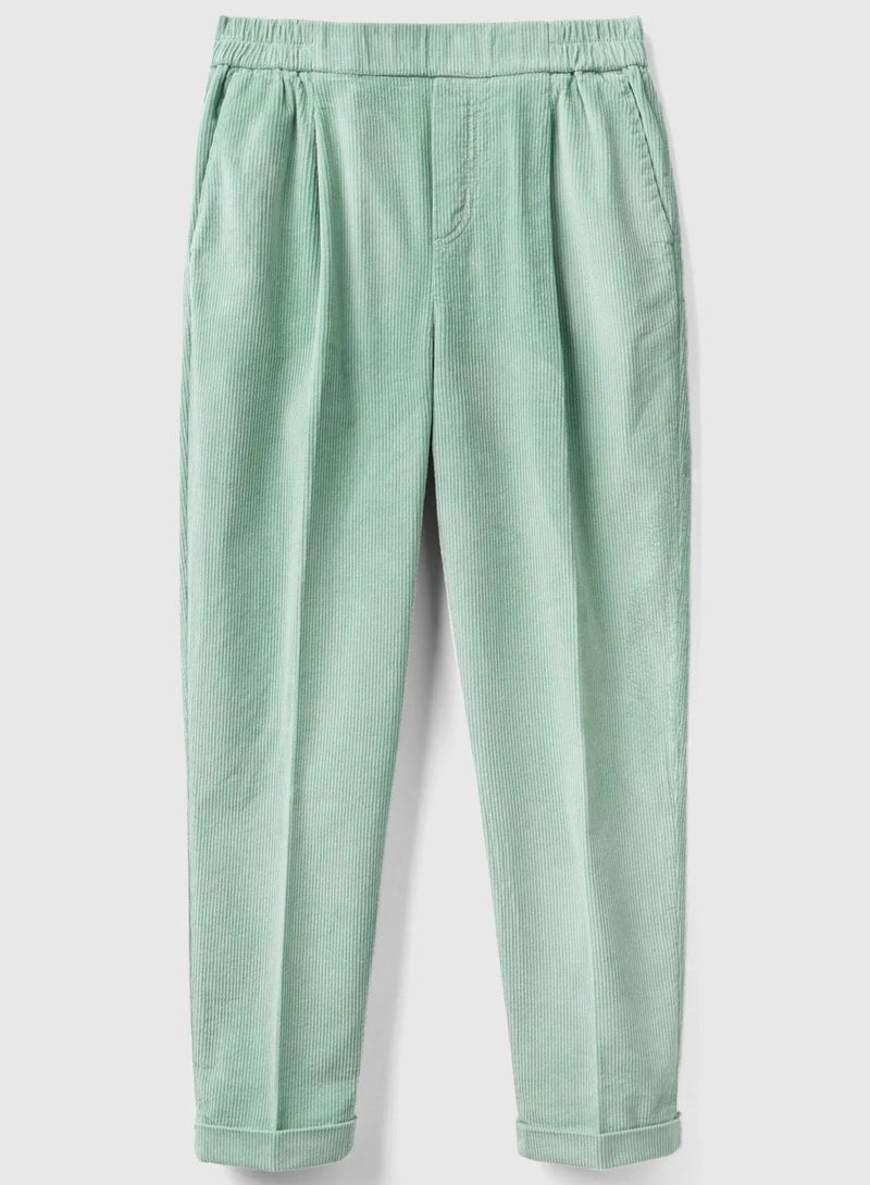 يونايتد كولورز أوف بينتيون تشينو مخمل بخصر مطاطي - Image 4