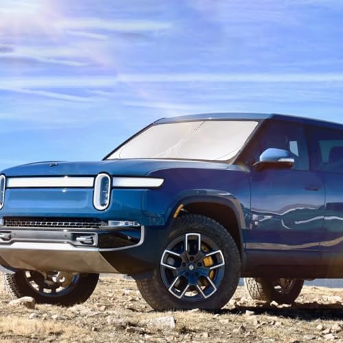 INSAUTO Sunshade Sun Shade for 2018-2024 2025 Jeep Wrangler JL JLu JK JKU Windshield Cover Custom Fit 2020-2025 2026 Jeep Gladiator Front Window Shields Protector 210T Reflective Blocks UV Rays Keep Cool - Image 1