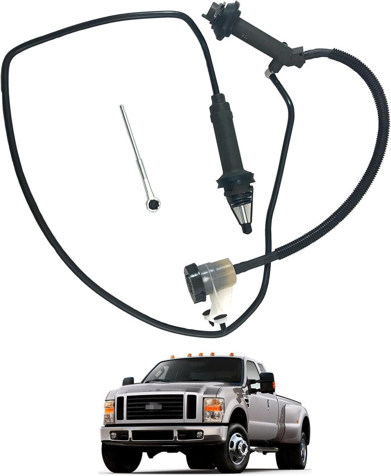 Tiny Force Clutch Master Slave Cylinder Assembly Kit Compatible With 19992007 Ford F250 F350 F450 F550 Super Duty Diesel Replace CC649021 13665620