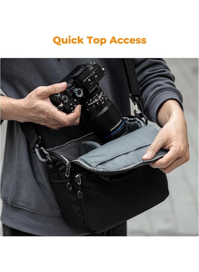K&F Concept حقيبة كاميرا متعددة الاستخدامات عبر الجسم، ملحقات سفر للجنسين، حقيبة كاميرا، حقيبة تنظيم التعبئة - Image 5