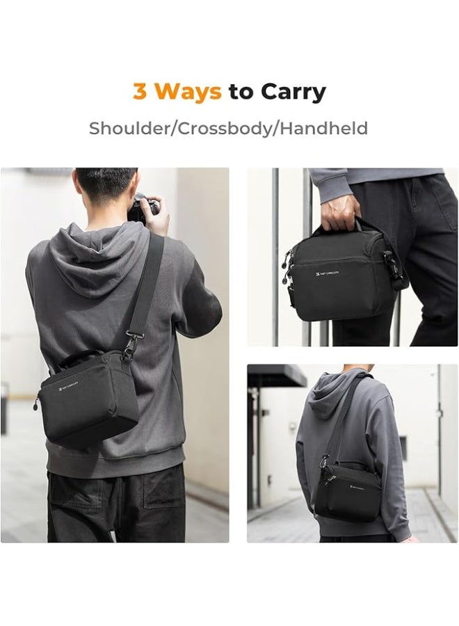 K&F Concept حقيبة كاميرا متعددة الاستخدامات عبر الجسم، ملحقات سفر للجنسين، حقيبة كاميرا، حقيبة تنظيم التعبئة - Image 4