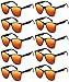 Fsmiling Black Sunglasses Bulk Adult Party Sunglasses 80s Shades Pack for Men Women UV400 Protection 10Pack - Image 3
