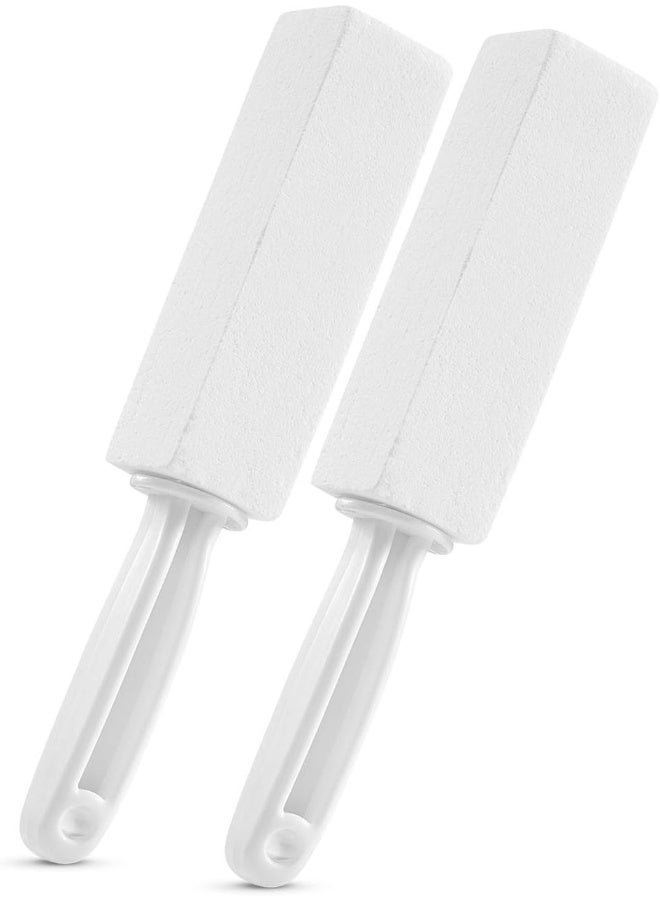 FALAMON فلامون 2 عبوة حجر الخفاف لتنظيف وعاء المرحاض مع مقبض، يزيل حلقات الماء العسر، تراكم الكالسيوم، الحديد والصدأ مناسب لتنظيف الحمام، حوض المطبخ، الشواية - Image 1