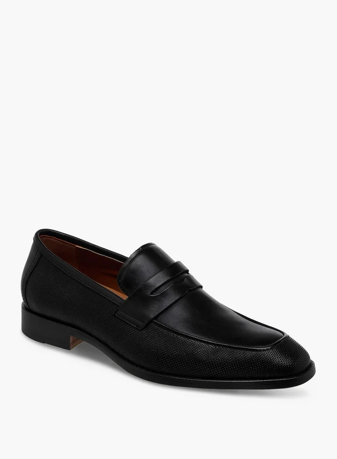 DUCHINI Men Slip-On Leather Loafers