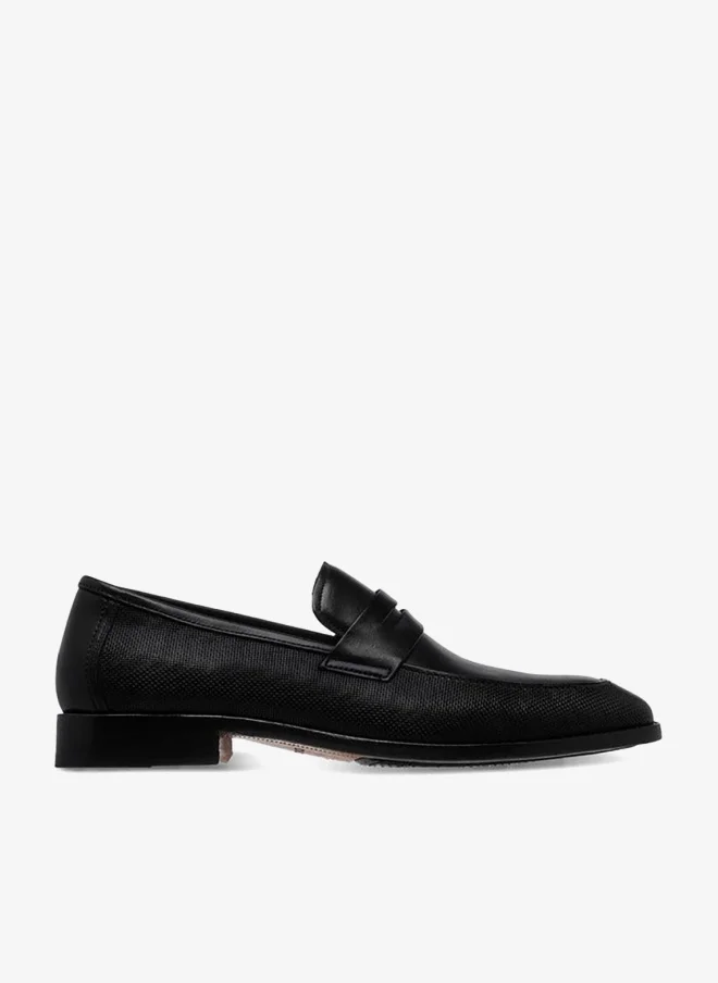 DUCHINI Men Slip-On Leather Loafers