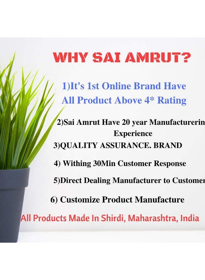 S A GIFTS Sai Amrut S A GIFTS Italian Marble Dust Ashirwad Hand Sirdi Sai Baba Idol/Murti for Home and Office Decor/Used in Pooja/Mandir (7.5 INCH) - Image 5