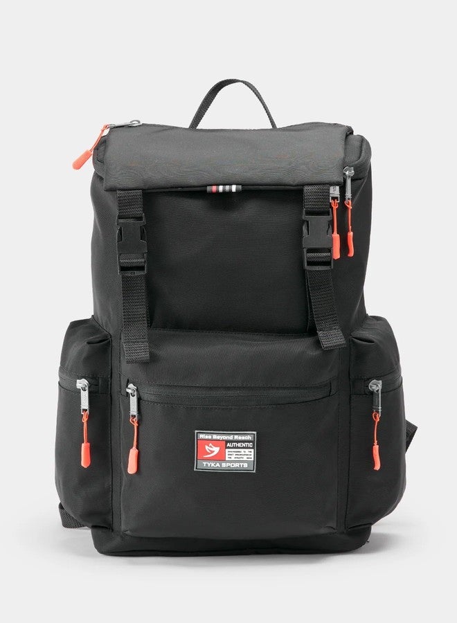 TYKA Sports Backpack with Spacious Main Compartment, Multiple Zip Pockets & Padded Straps - Travel-Friendly Daypack for Work, Commute & Weekend Trips - Image 2
