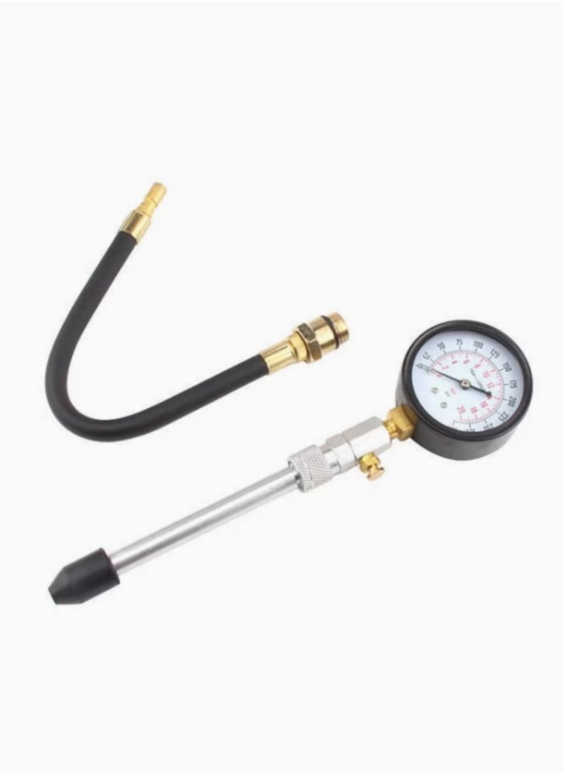 Generic - 8 Piece Gasoline Engine Cylinder Compression Tester Kit Automotive Tool Gauges - Image 1