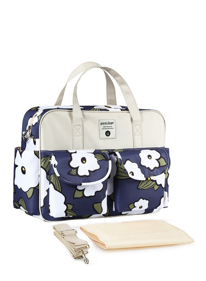insular Multifunctional Animal Print Travel Nappy Bag With High-Quality Material - Image 1
