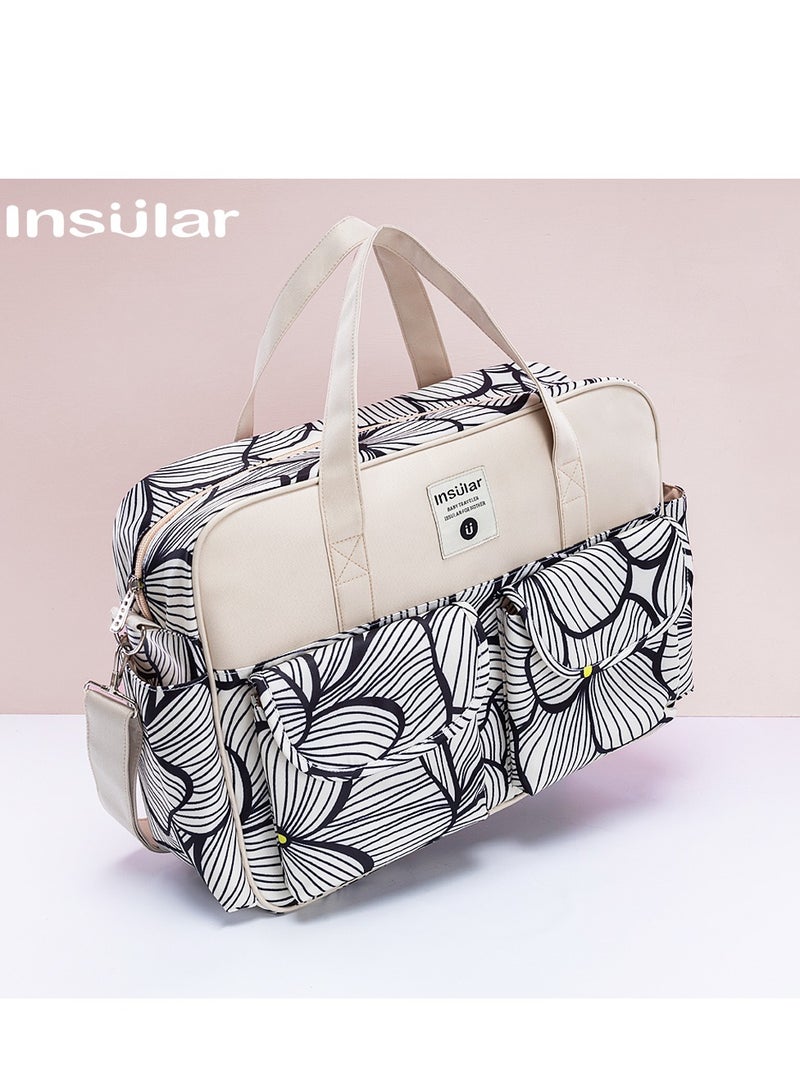 insular Multifunctional Animal Print Travel Nappy Bag With High-Quality Material - Image 2