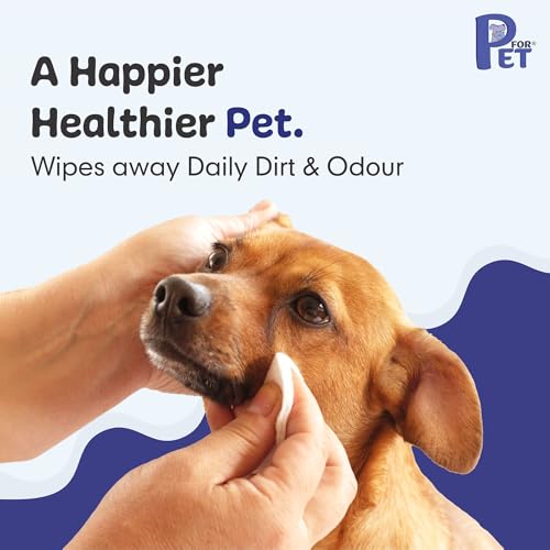 P for PET Grooming Wet Wipes 400 Count (Pack of 4) for Dogs, Cats & All Pets | Purified Water, Glycerin|Anti-Bacterial |Cleansing, Deodorising Wipes - Image 4
