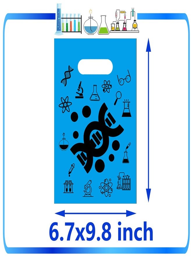 ATSMOICY 50 Science Plastic Bags Future Mad Scientist Natural Science Arts Birthday Baby Party Favors Decorations Candy Bag - Image 2