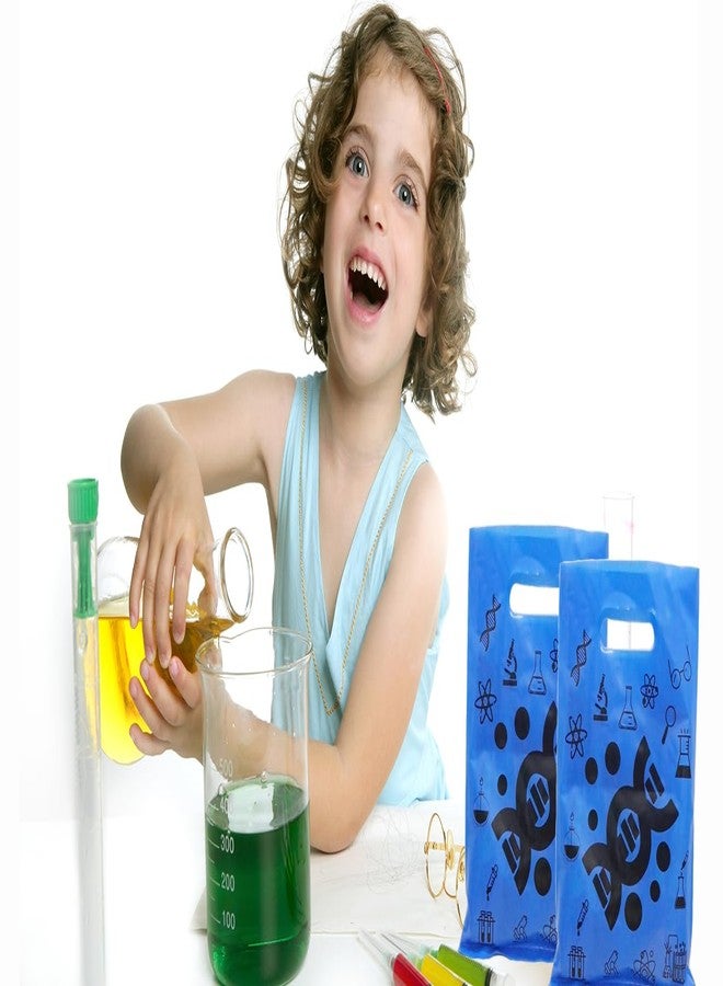 ATSMOICY 50 Science Plastic Bags Future Mad Scientist Natural Science Arts Birthday Baby Party Favors Decorations Candy Bag - Image 3