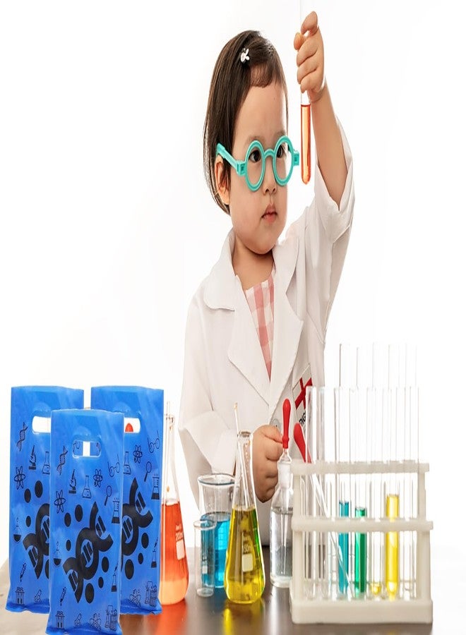 ATSMOICY 50 Science Plastic Bags Future Mad Scientist Natural Science Arts Birthday Baby Party Favors Decorations Candy Bag - Image 4